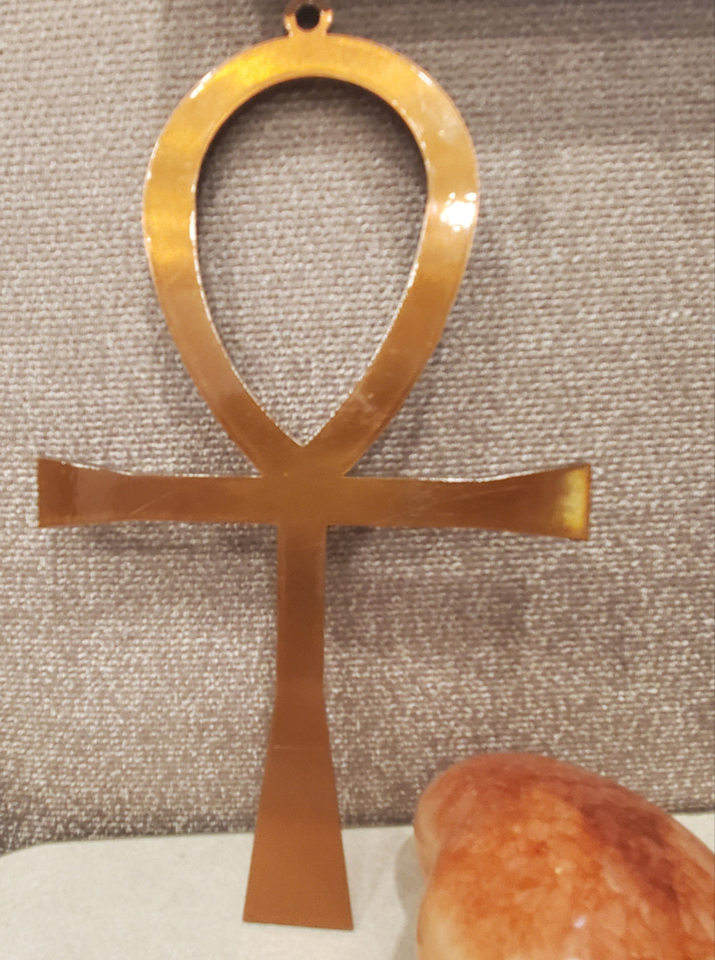 XL Solid Copper Ankh